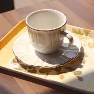 골드로즈 특대 스퀘어쟁반 대용량 서빙