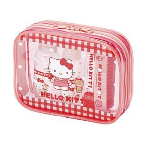 [2개구성] 화장 품 헬로키티 세트 여행 다도 용 파우치 FHWEC77BD
