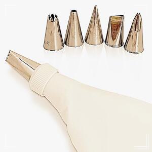 [2개구성] 소 짤주머니 팁 만들기세트 도구 케이크 모양 생크림 GJW9EF9EE