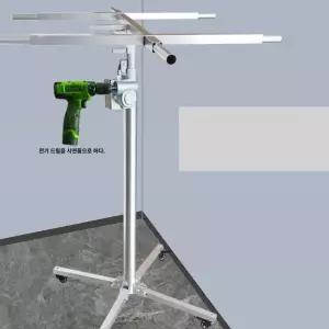 이동식리프트 에어컨 수동 천장작업 받침대 휴대용 이동식