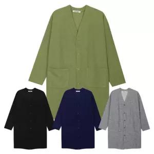 [모로엠] 남성 신축성 브이넥 오버핏 롱가디건 5C-CA-Q020