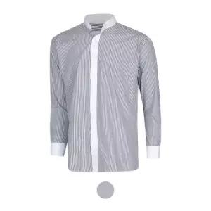 [파파브로] 남성 헨리넥 스트라이프 셔츠 제작 DE-SHAH-340-27