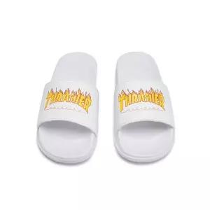 매장정품THRASHER 플레임 슬라이드 화이트TR2301SN01WH108971