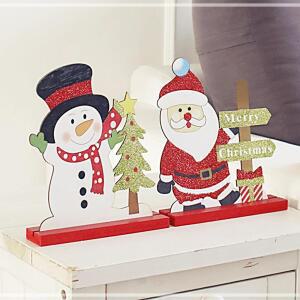 [2개구성] 파티 크리스마스 산타 소 눈사람 만들기 반짝이 홈파티 FAWBA3BB9