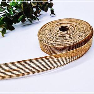 [2개구성] 2cm 리본끈 재료 끈 포장 황 마 IPWEE748A