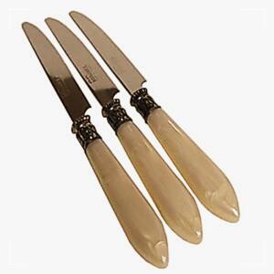 [2개구성] 힘멜 앤틱 디너 아이보리 3개 버터 빵칼 치즈 GHW2D94F7