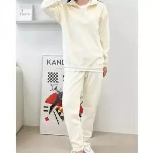 [의류] 기모 여성 조거 팬츠 맨투맨 세트 반집업 츄리닝 골덴