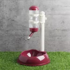 [반려] 높낮이조절 스탠드 급수기 450ml 애묘 반려견식기