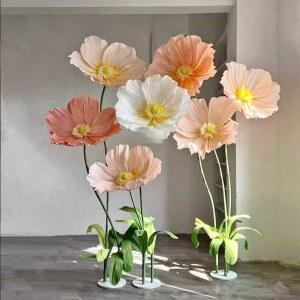 자이언트 종이꽃 DIY 인테리어 대형종이꽃만들기 대형