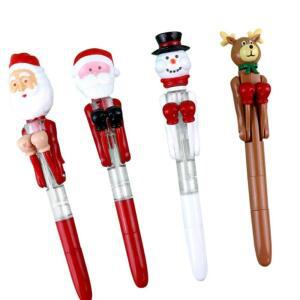 4종24개 불빛 장난감 단체 판촉물 크리스마스 권투 라이트 볼펜 선물 EWB5B81B