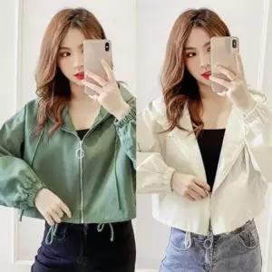 [의류] 데일리 간절기 아우터 짧은 크롭 자켓 박시 커플