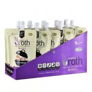 [반려] 강아지 애견 홈메이드 황태육수 오리고기 180ml X10개