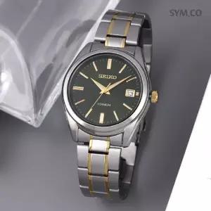세이코 SUR377P1 사파이어 클래식 정장 그린 콤비 티타늄 남자 메탈 시계 d
