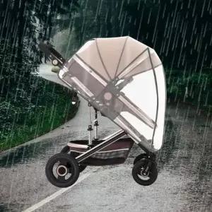 바람 비 눈 방지 방수 사계절 유모차 방풍커버 장마철 aML5+2Bog