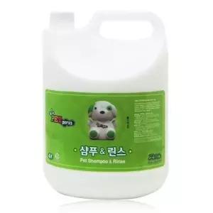 린스 4L 샴푸 겸용 펫퍼스 대용량