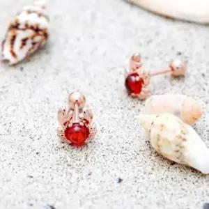 팬티세트 데일리팬티 피어싱 쁘띠 금침 요일팬티 큐빅 금침피어싱 로즈골드피어싱