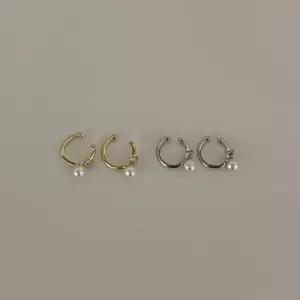 미니 진주 이어커프 귀걸이 2ea 펄 포인트 귀찌 귀찌 이어커프 안뚫는귀걸이 귀찌모음