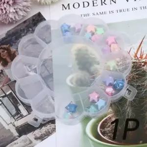 13구 다용도 케이스 DIY 플라워형 보관 비즈공예재료보관 비즈통 비즈재료통 비즈케이스