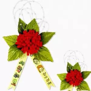 부직포 만들기 브러치 카네이션 만들기재료 어버이날 가정의날 브로치만들기