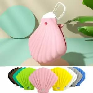 플라스틱 조개 10 목걸이 실리콘 마스크 케이스 스트 마스크케이스 실리콘케이스 플라스틱