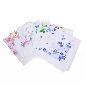 영화)순면 정사각형 이중 가제나염 손수건 스타킹 여성내의 팬츠 팬티스타킹 덧신