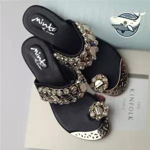 스타일리시 여름 슬리퍼 중년 편안한 웨지굽 여성슬리퍼 여름슬리퍼 발편한슬리퍼