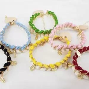 [반려] 강아지 두줄 코인 가죽 목걸이 1P 반려견 팬던트