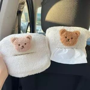 곰돌이 캠핑용 차량용 휴지걸이 티슈케이스 2color_24528850