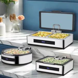 전기 푸드워머 뷔페용 워머 온도조절 보온기 차핑디쉬