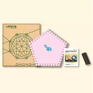 [창의와 날개] 스트링아트 1인 KIT (오각) x 5세트 학교 단체 재미있는 수업 교구