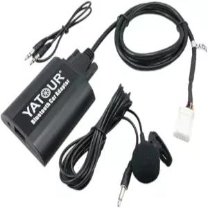 토요타/렉서스용 야투르 블루투스 자동차 어댑터 음악 CD 체인저 6+6PIN CDC 커넥터