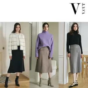 [브이컷][브이컷(v-cut)] [초특가] 브이컷 니트 스커트 1종