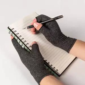 미끄럼 방지 신축성 좋은 핑거 오픈 손가락 반장갑 HZq9+7SZK