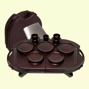 휴대용 제기세트 14p 성묘 제사그릇 야외용 국산 가방 제사상 돗자리 포함