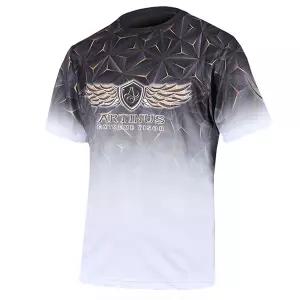 아티누스 AT-558 고밀도 냉감 라운드 반팔 티셔츠 화이트 바다 낚시복