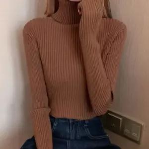 [의류] 목폴라니트 티셔츠 목폴라티셔츠 데일리 니트목폴라 여성니트티셔츠 골지