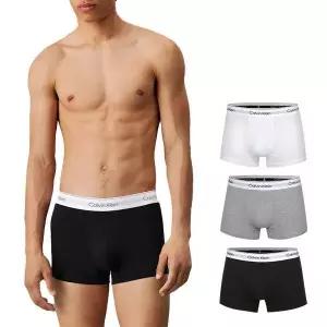 [Calvin Klein]CK 언더웨어 아이콘 코튼 스트레치 남자 드로즈 속옷 3팩 세트 NB4392-MP1 663097