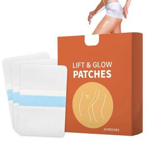 허벅지 리프팅 테이프, 처진 피부를 위한 리프팅 패치 다리, 보이지 않는 방수 접착 바디 테이프, 복부, 허벅지, 팔을 위한 투명 리프팅 패치 10PCS