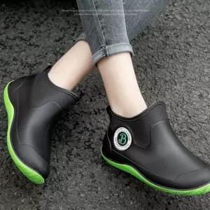 [라일리] Rly 작업 털 장화 조리 방한 방수 신발 다용도 주방