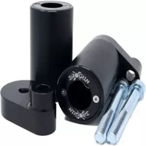 쇼군 카와 닌자 1000 2011 2012 2013 2014 2015 2016 블랙 PA2 노컷 프레임 슬라이더 ABS 및 비 모델에