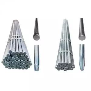 [셀러에이드]금속 지주대 노루망 지지봉 실버 22XH2000 견고한 식물받침대 20개입