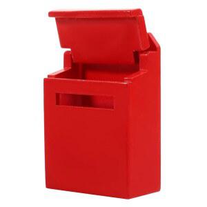 제로데코 인형의 집 나무 우체통 우체통, 1:12 스케일 미니 우체통 장난감, 미니어처 인형의 집 우편함, 인형의 집 장식 액세서리를 위한 레터박스 장식 모델