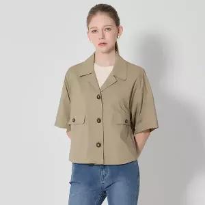 [오조크][머스트비(MUSTBE)] 언발 가오리핏 셔켓 (택가격 137000원)