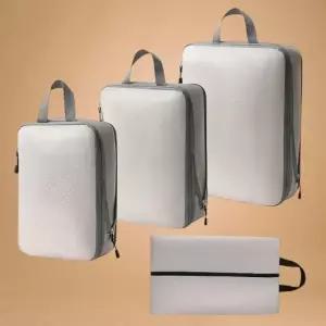 여행용 압축팩 의류 파우치 4종세트 캐리어정리