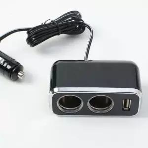 현이몰 HWA 차량용 시거잭 USB 2구소켓 차량용시거잭 시거잭변환기 시거잭케이블 시거잭멀티탭