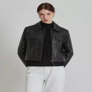 [오조크][오조크(OZOC)] 플라켓 레자자켓 (택가격 199000원)