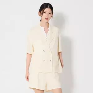 [오조크][오조크(OZOC)] 더블버튼 자켓+반바지 세트 (택가격 99000원)