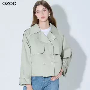 [오조크][오조크(OZOC)] 숏 트렌치 자켓 (택가격 174000원)