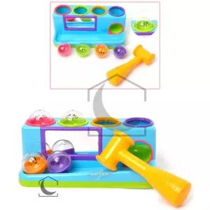 망치놀이 구슬 세트 아기 장난감 두드리기 교구 소근육 발달 구슬치기 조카선물 12개월장난감