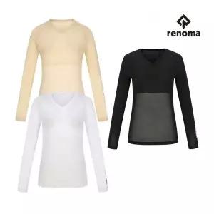 매장정품 골프 여성 여름 V넥 냉감 메쉬 소재 이너 티셔츠 WTO6184 1743109